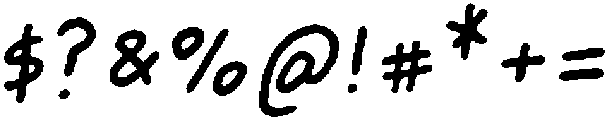 Notemakers Mark Regular otf (400) Font OTHER CHARS