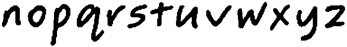 Notemakers Mark Regular otf (400) Font LOWERCASE