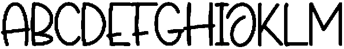 Notes Agatha Regular otf (400) Font UPPERCASE