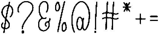 Notes Minimalist Regular otf (400) Font OTHER CHARS