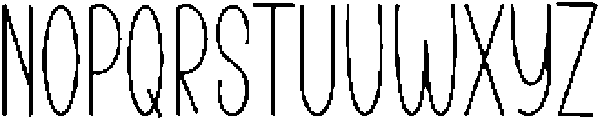 Notes Minimalist Regular otf (400) Font LOWERCASE