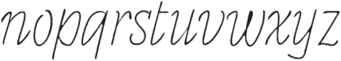Notes Pencil otf (400) Font LOWERCASE