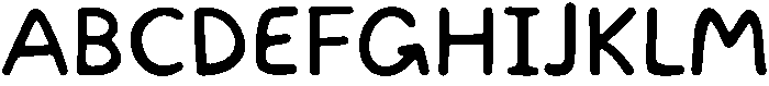 Notes Regular otf (400) Font UPPERCASE