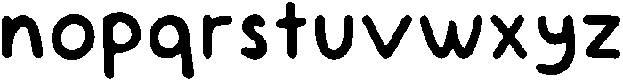 Notes Regular otf (400) Font LOWERCASE