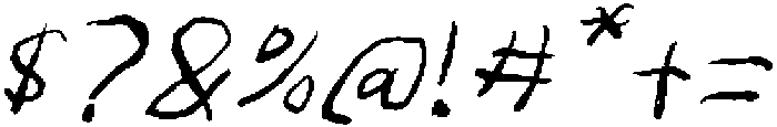 Notes Whirl Italic otf (400) Font OTHER CHARS