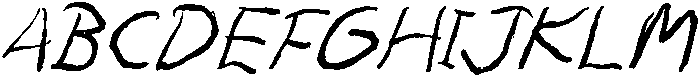 Notes Whirl Italic otf (400) Font UPPERCASE
