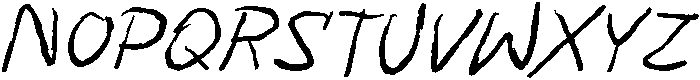 Notes Whirl Italic otf (400) Font UPPERCASE