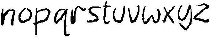 Notes Whirl otf (400) Font LOWERCASE