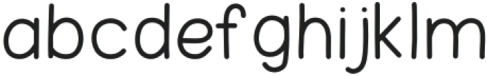Notetaker Font - Handmade Regular otf (400) Font LOWERCASE