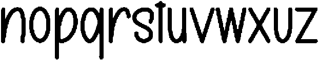 Nothing Adventure Regular otf (100) Font LOWERCASE