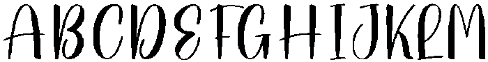 Nothing Holliday Regular otf (100) Font UPPERCASE