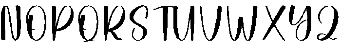 Nothing Holliday Regular otf (100) Font UPPERCASE