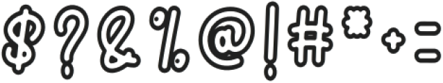 Nothing Hunting Regular otf (100) Font OTHER CHARS