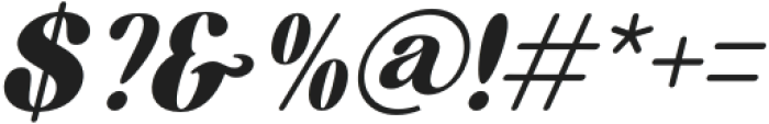 Nothing Magic Italic otf (100) Font OTHER CHARS