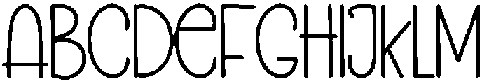 Nothing Regular otf (100) Font UPPERCASE