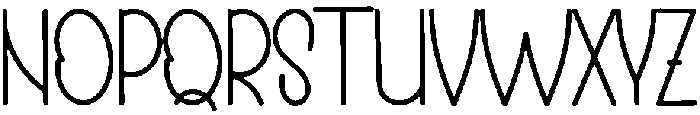 Nothing Regular otf (100) Font UPPERCASE