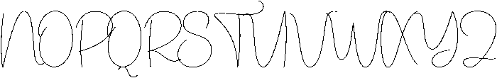 Nothing Regular otf (100) Font UPPERCASE