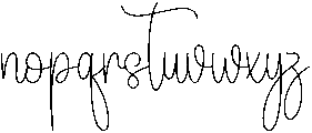 Nothing Regular otf (100) Font LOWERCASE