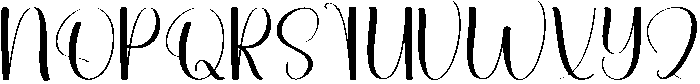 Nothing Regular otf (100) Font UPPERCASE