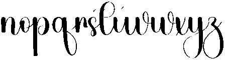 Nothing Regular otf (100) Font LOWERCASE