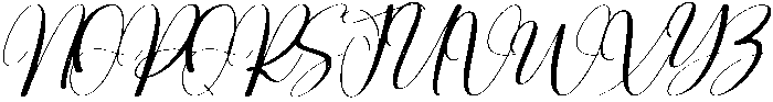 Nothing Regular otf (100) Font UPPERCASE