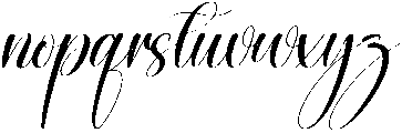 Nothing Regular otf (100) Font LOWERCASE