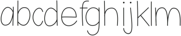 Nothing Special otf (100) Font LOWERCASE