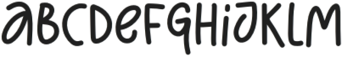 Nothing serious Regular otf (100) Font LOWERCASE