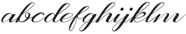 Nothingham Script Italic otf (100) Font LOWERCASE