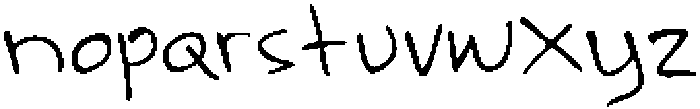 Notinterested otf (400) Font LOWERCASE