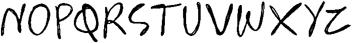 Nottalie Regular otf (400) Font UPPERCASE
