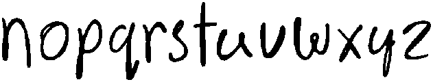 Nottalie Regular ttf (400) Font LOWERCASE