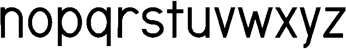 Nottingham Regular otf (400) Font LOWERCASE