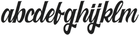 Nottingham Regular otf (400) Font LOWERCASE