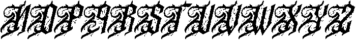 Notyrr Italic otf (400) Font UPPERCASE