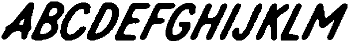 Nougatine NL Fat Oblique otf (800) Font UPPERCASE