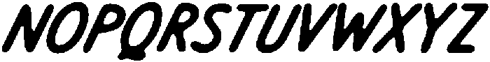 Nougatine NL Fat Oblique otf (800) Font UPPERCASE