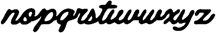 Nougatine NL Fat Oblique otf (800) Font LOWERCASE