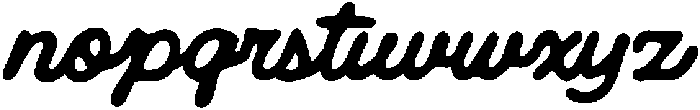 Nougatine NL Fat otf (800) Font LOWERCASE
