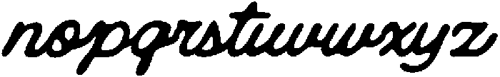 Nougatine NL Lightest Oblique otf (300) Font LOWERCASE
