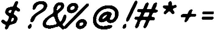 Nougatine NL Neat Ink1 Oblique otf (400) Font OTHER CHARS