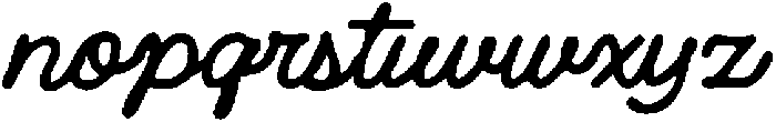 Nougatine NL Neat Ink1 otf (400) Font LOWERCASE