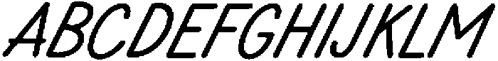 Nougatine NL Neat Oblique otf (400) Font UPPERCASE