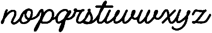 Nougatine NL Neat otf (400) Font LOWERCASE