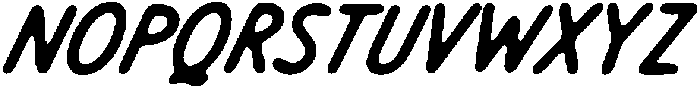 Nougatine NL Oblique otf (400) Font UPPERCASE