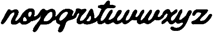 Nougatine NL Oblique otf (400) Font LOWERCASE