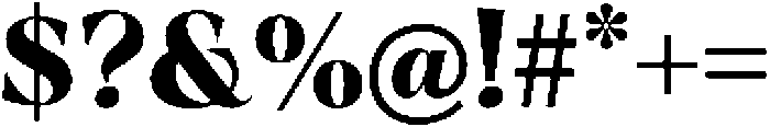 Nouvel Amour Bold otf (700) Font OTHER CHARS