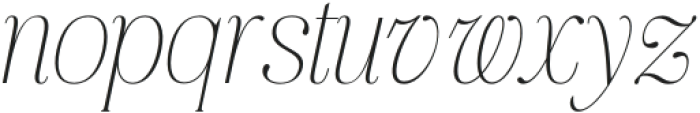 Nouvelle Edition Thin Italic otf (100) Font LOWERCASE