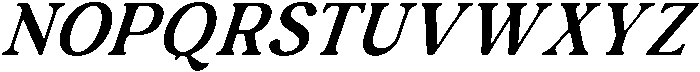 Nova Agency Italic otf (400) Font UPPERCASE