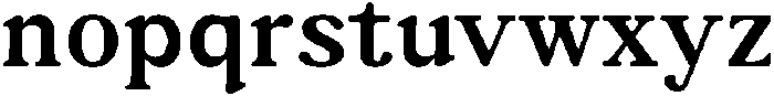 Nova Agency Regular otf (400) Font LOWERCASE